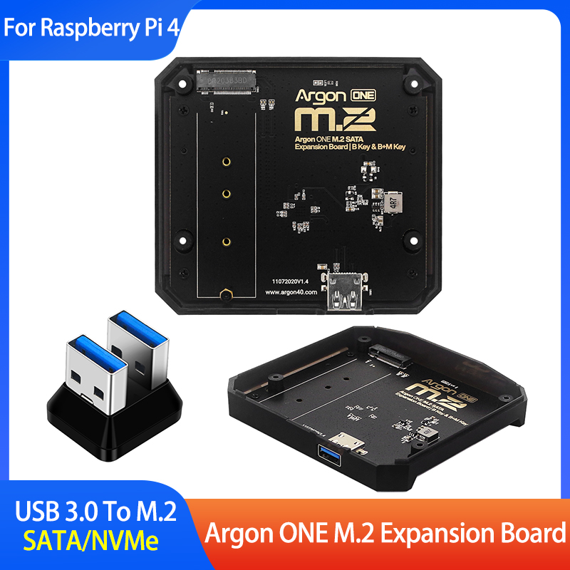 Argon One V3 M.2 Nvme Case - Argon ONE M.2 Erweiterungsplatine USB 3.0