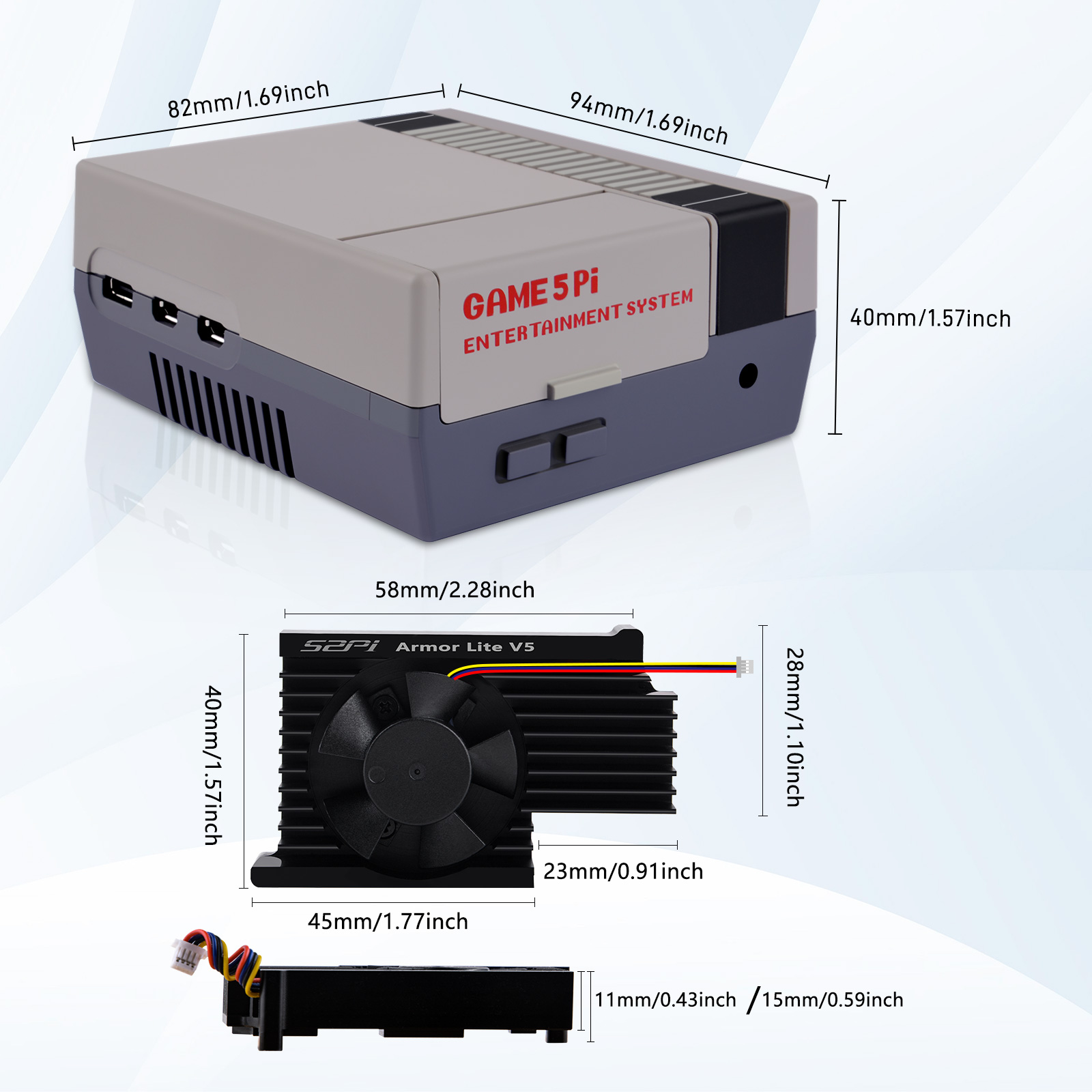 52 Pi Raspberry Pi 5 Game 5 Pi – Argon One V3 M.2 Nvme Case Bewertung und Preis