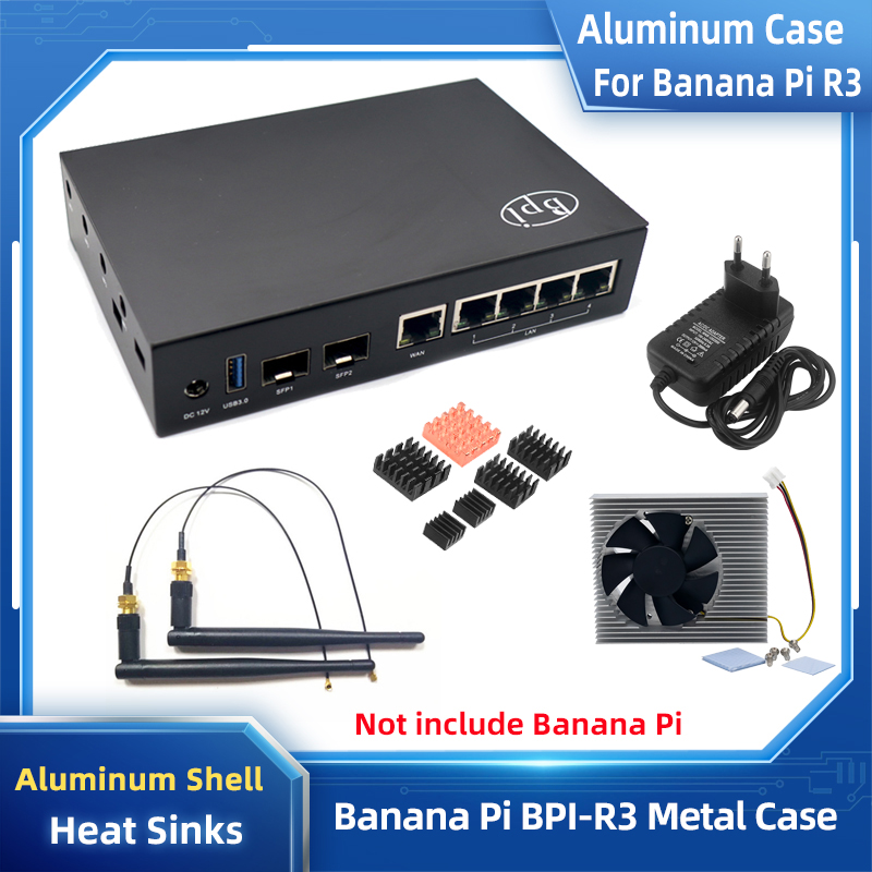Banana Pi R3 Aluminiumgehäuse  – Argon One V3 M.2 Nvme Case Bewertung und Preis